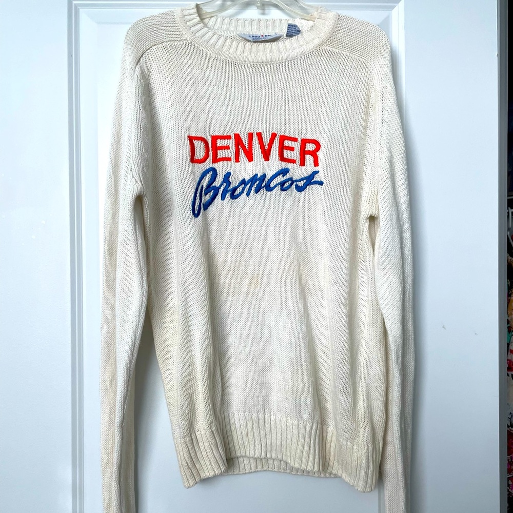 Vintage Samuel Brunelli Denver Broncos Sweater